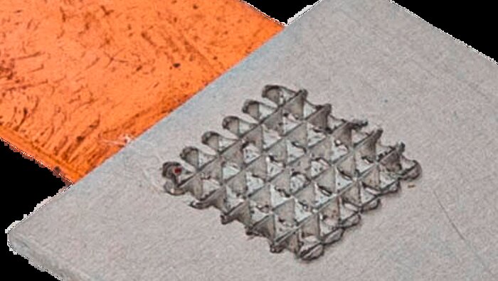 Imagen de ejemplo para aluminio soldado con ultrasonido