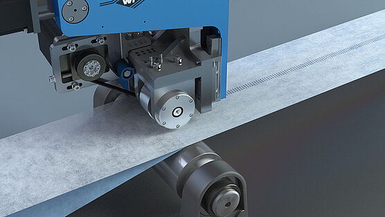 Un sistema microbond para la soldadura longitudinal de un material no tejido