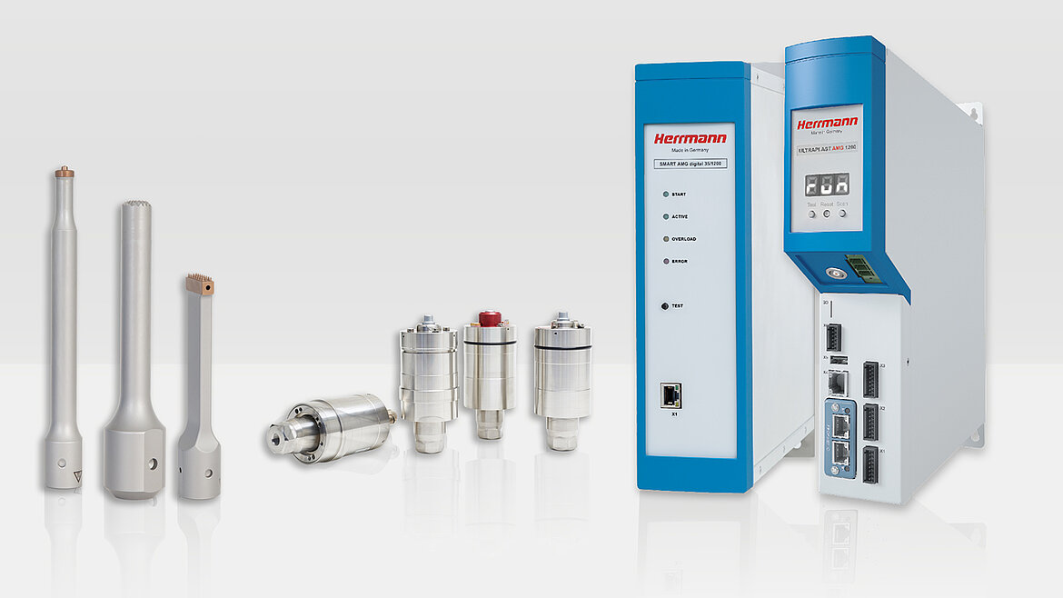 Composición de diferentes componentes de ultrasonido